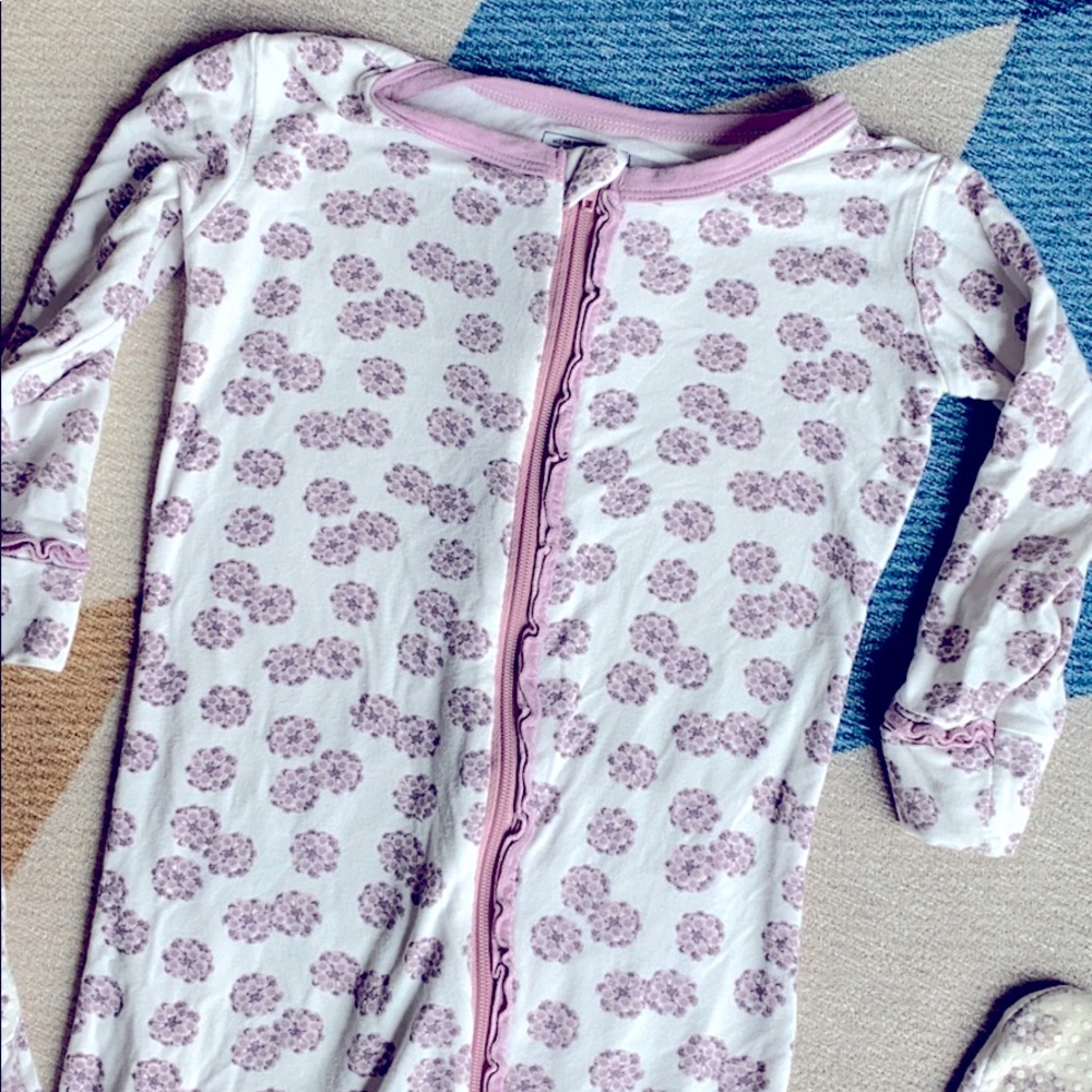 Kickee Pants 18-24 month zipper footie ruffle